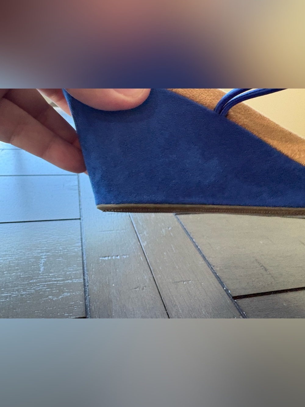 Womens Style & Co Royal Blue wedges - Picture 9 of 11